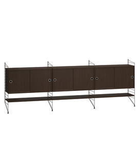 Woonkamer F comb. donkerbruin, donker eiken