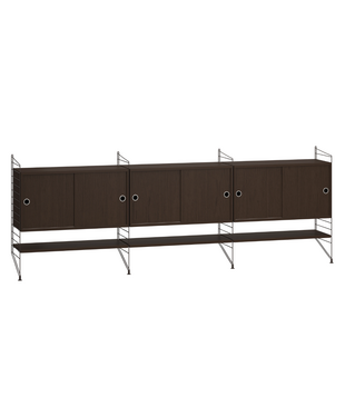 Living room F comb. dark brown, dark oak