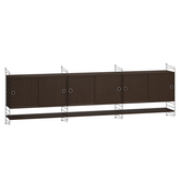 Woonkamer E comb. donkerbruin, donker eiken