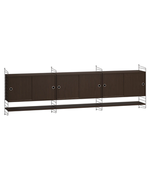 Woonkamer E comb. donkerbruin, donker eiken