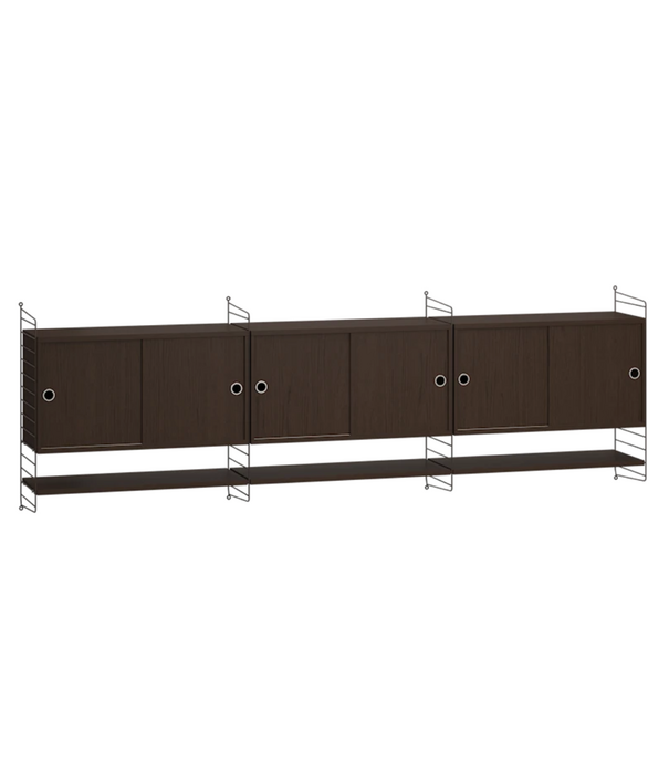 String  Furniture Woonkamer E comb. donkerbruin, donker eiken