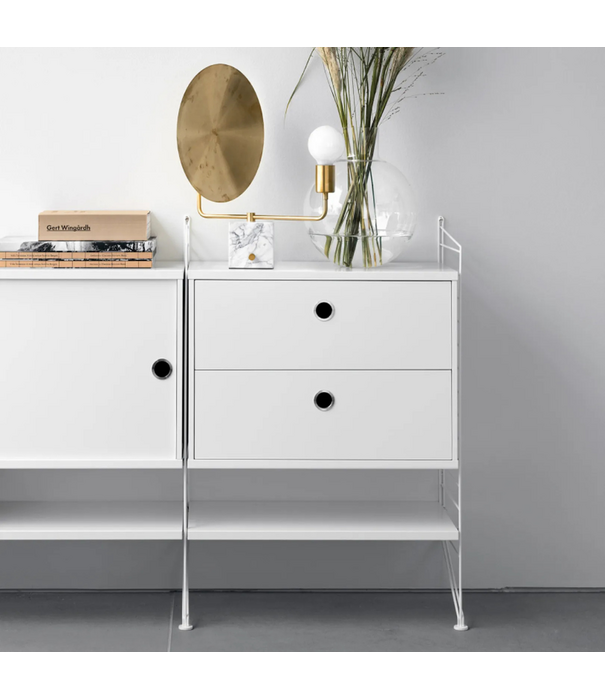 String  Furniture Woonkamer A comb. donkerbruin, donker eiken
