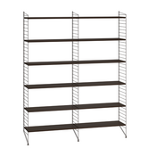 Woonkamer A comb. donkerbruin, donker eiken