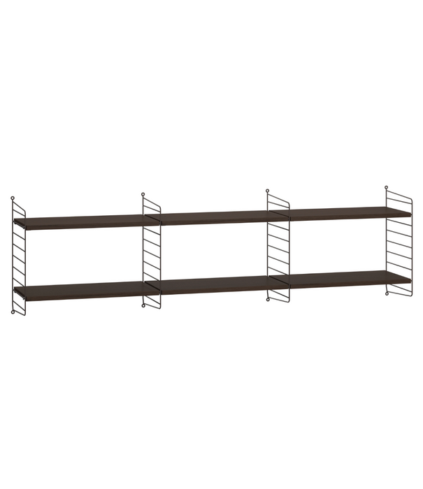String  Furniture Woonkamer O comb. donkerbruin, donker eiken