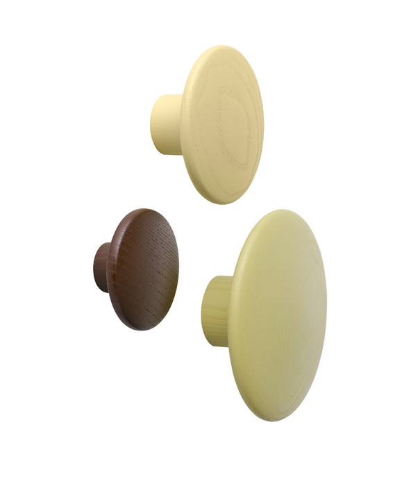 Muuto Dots Wandhaak brown red