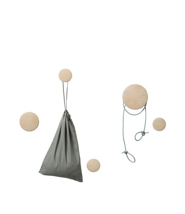 Muuto Dots Wandhaak eiken