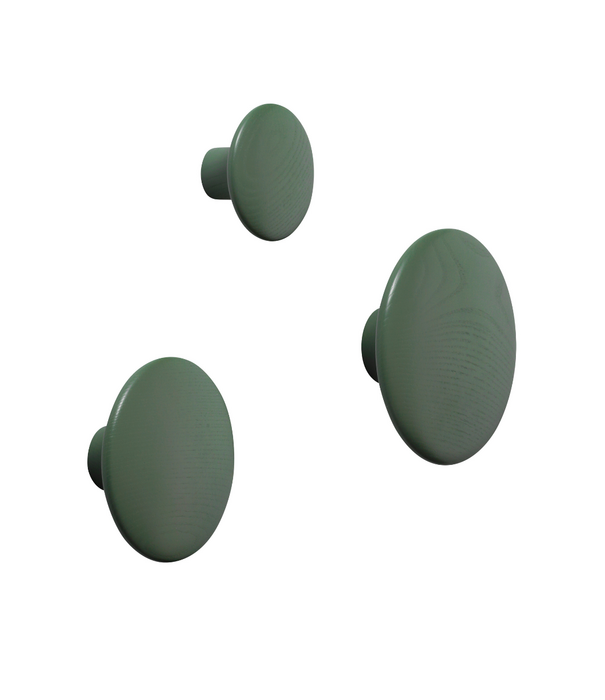 Muuto Dots Wandhaak dusty green