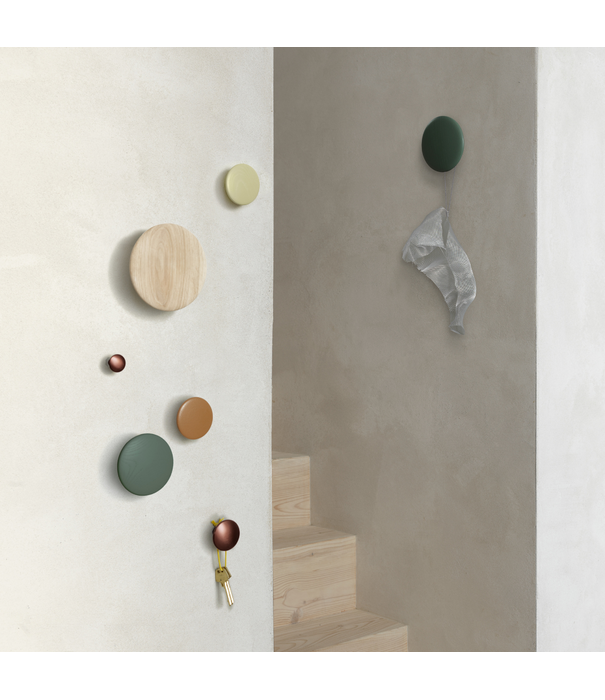 Muuto Dots Wandhaak dusty green