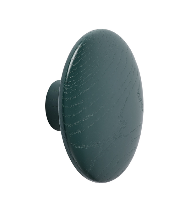 Muuto Dots Wall Hook dark green
