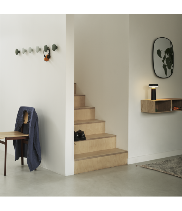 Muuto Dots Wandhaak pale blue