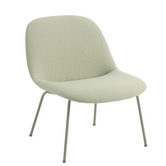 Fiber Soft Lounge Stoel gestoffeerd, tube poten