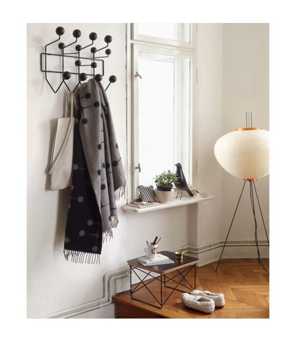 Vitra   LTR Tafel zwart HPL , chroom onderstel