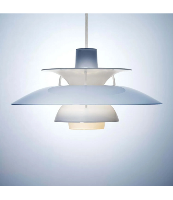Louis Poulsen  PH 5 Pendant 320 opal pale blue