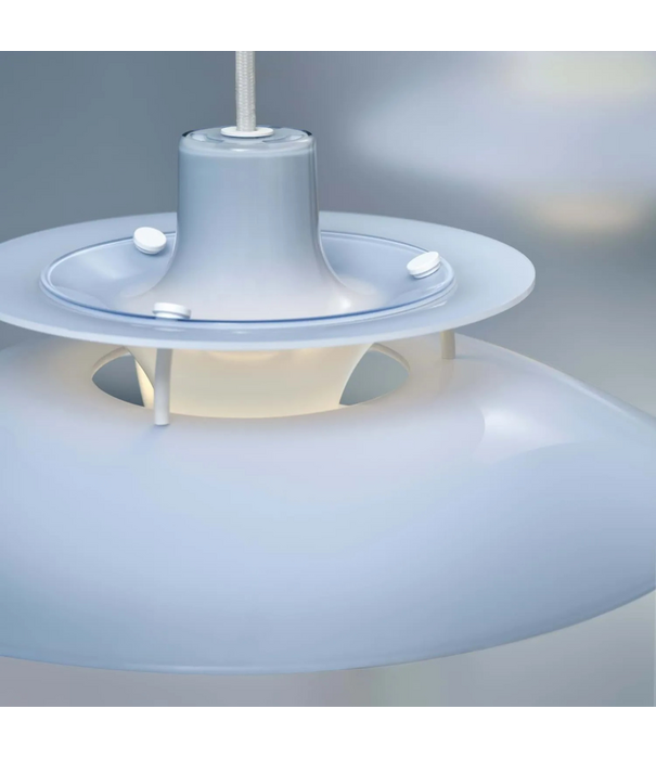 Louis Poulsen  PH 5 Pendant 320 opal pale blue