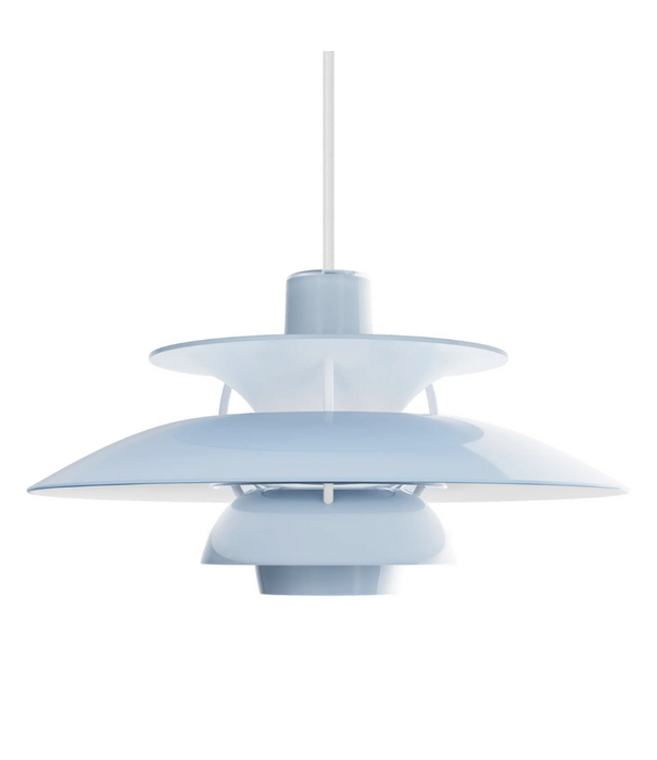 Louis Poulsen  PH 5 Pendant 320 opal pale blue