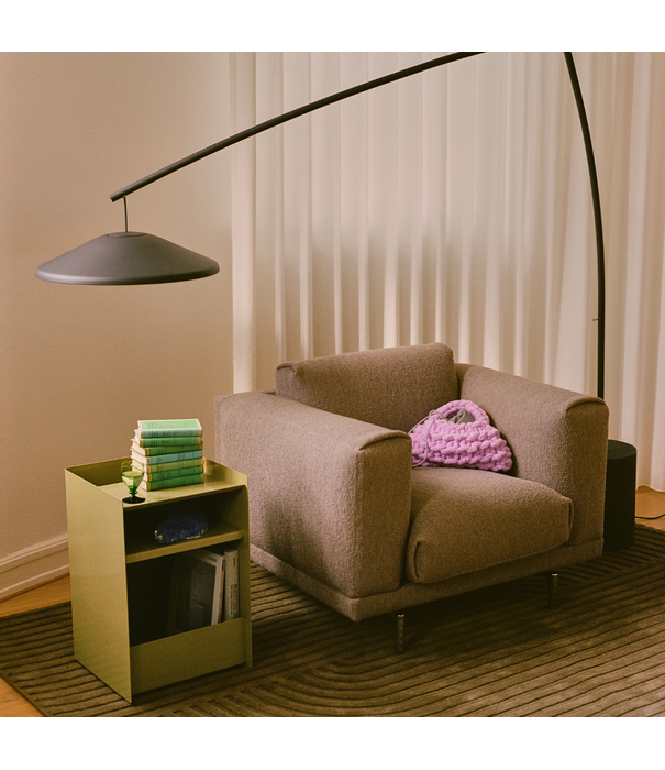 Muuto Rest Lounge Chair Acca 121, chrome base