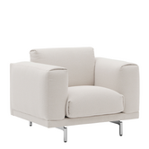 Rest Lounge Stoel Acca 121, chrome onderstel