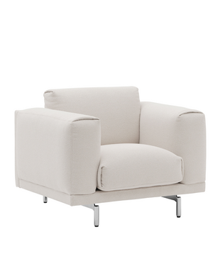 Rest Lounge Chair Acca 121, chrome base