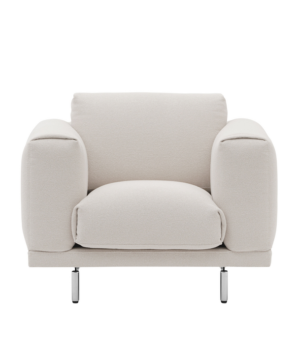 Muuto Rest Lounge Chair Acca 121, chrome base