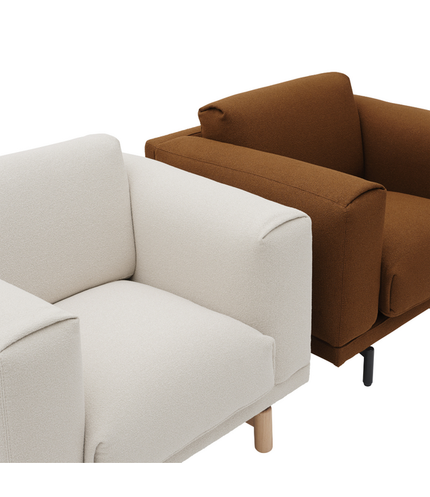 Muuto Rest Lounge Chair Acca 121, chrome base