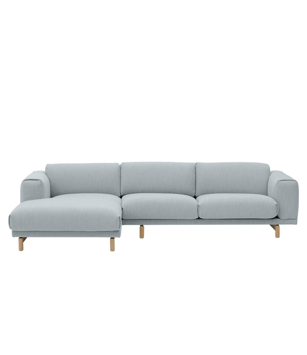 Muuto  Rest Bank Chaise Longue Ecriture 710, eiken