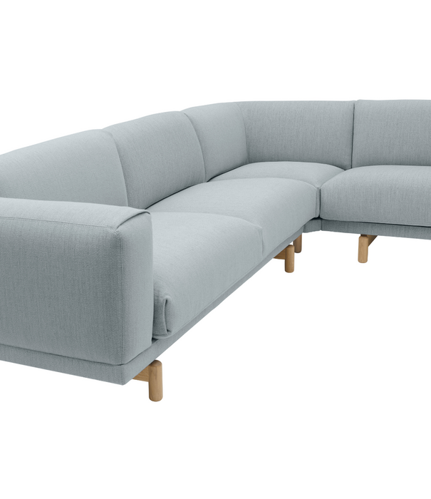 Muuto Rest Corner Sofa Ecriture 710, oak base