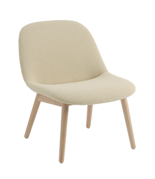 Fiber Soft Lounge Chair Delta 26, oak base