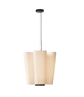 Bella SC114 Hanglamp gebronsd, soft canvas  50cm