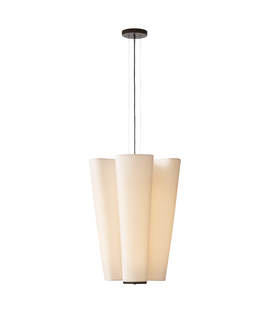 Bella SC115 Hanglamp gebronsd, soft canvas  75cm