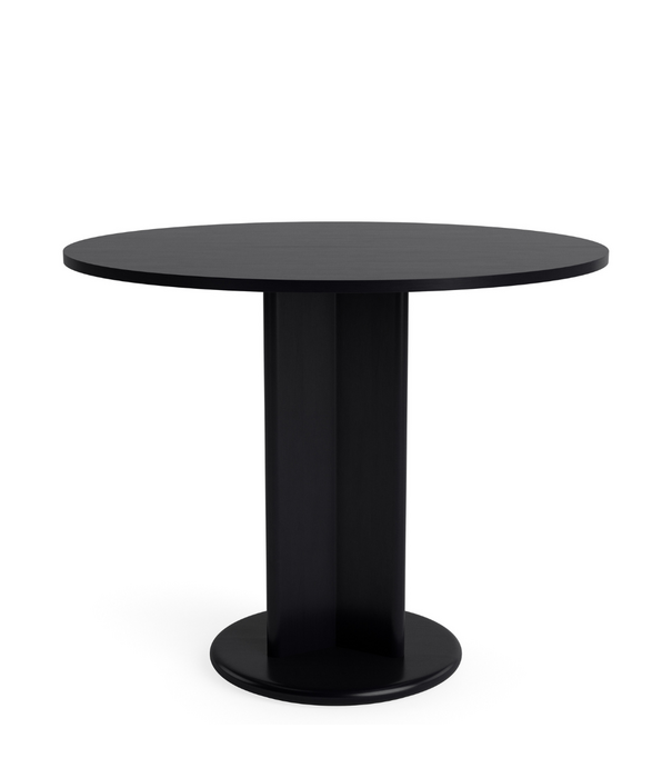 Hay  Chisel 29 Eettafel zwart eiken