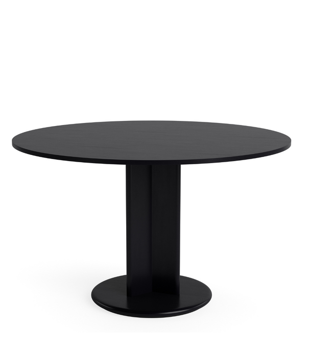 Hay  Chisel 29 Eettafel zwart eiken