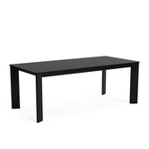 Chisel 30 Eettafel Rechthoek zwart gelakt eiken