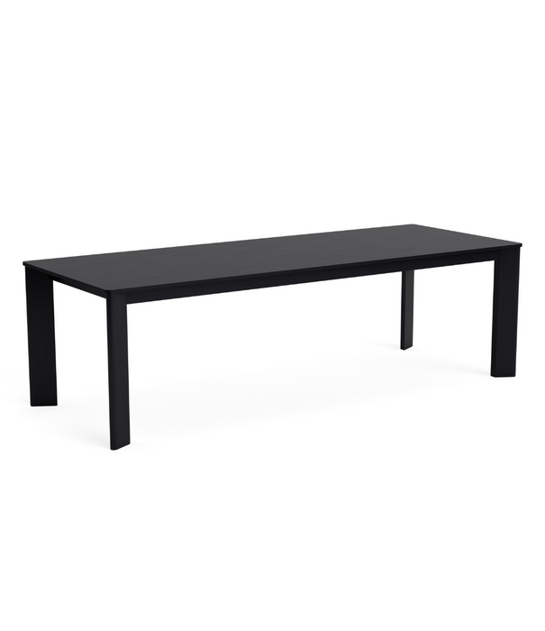 Hay  Chisel 30 Eettafel Rechthoek zwart gelakt eiken