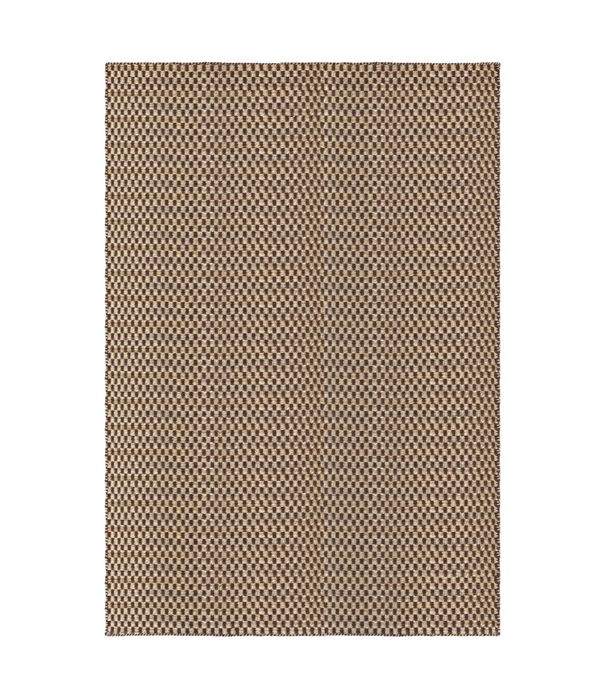 Layered  Barley  Jute Rug - Chestnut