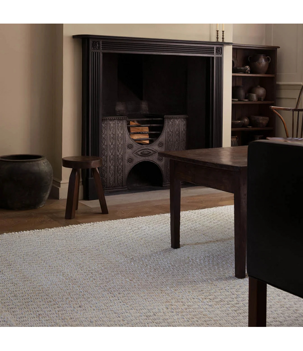 Layered  Barley  Jute Rug - Bone White