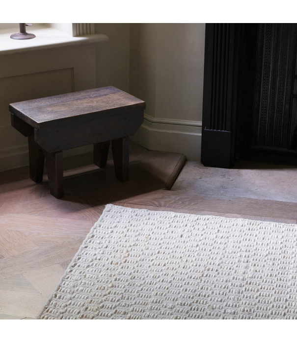 Layered  Barley  Jute Rug - Bone White