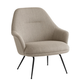 Rely HW140 Lounge Chair Re wool 198, black legs
