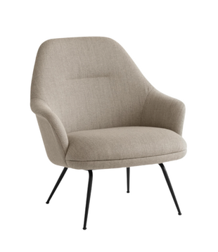 Rely HW140 Lounge Chair Re wool 198, black legs