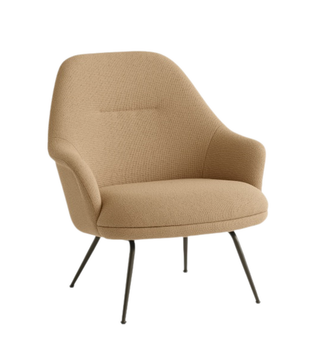 &Tradition Rely HW140 Lounge Chair Yordale Horton UDA30,  bronze legs
