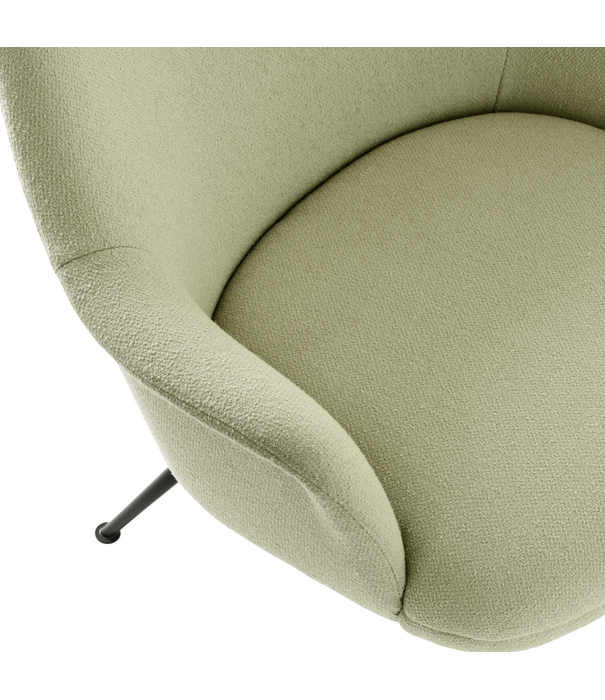 &Tradition Rely HW140 Lounge Chair Saxion 0927, black legs