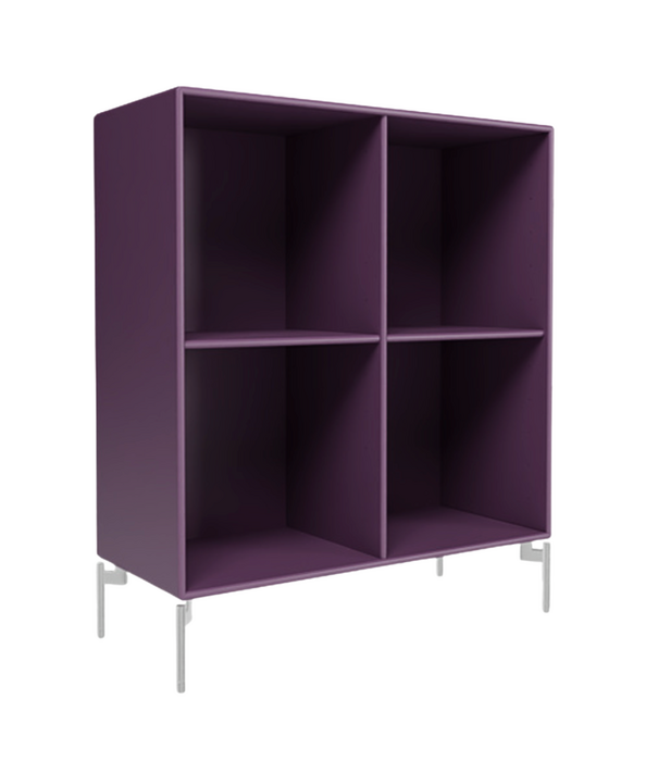 Montana Furniture  Bookcase 1112 Montparnasse, chrome legs - limited edition