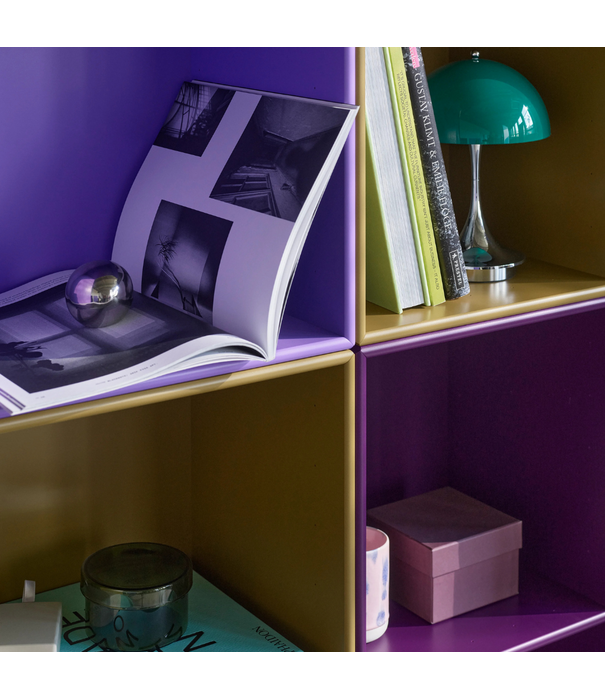 Montana Furniture  Bookcase 1112 Boulevard, chrome legs - limited edition