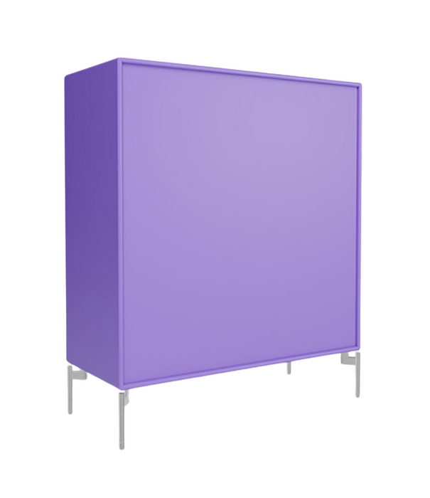 Montana Furniture  Bookcase 1112 Extreme Lilac, chrome legs - limited edition