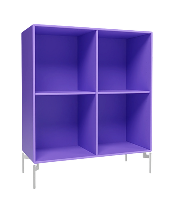 Montana Furniture  Bookcase 1112 Extreme Lilac, chrome legs - limited edition