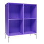 Bookcase 1112 Extreme Lilac, chrome legs - limited edition