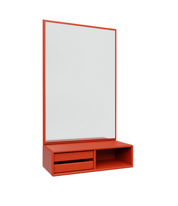 Montana Furniture  Glance Mirror with storage shelf
