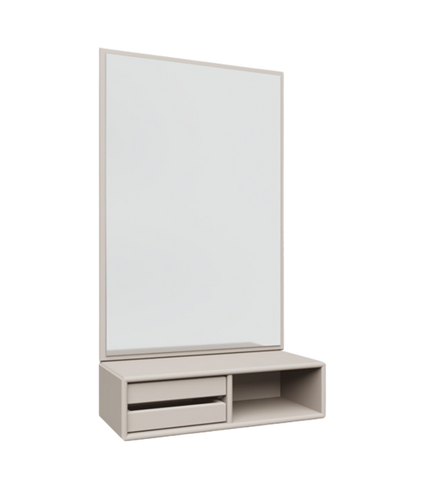 Montana Furniture  Glance Mirror with storage shelf