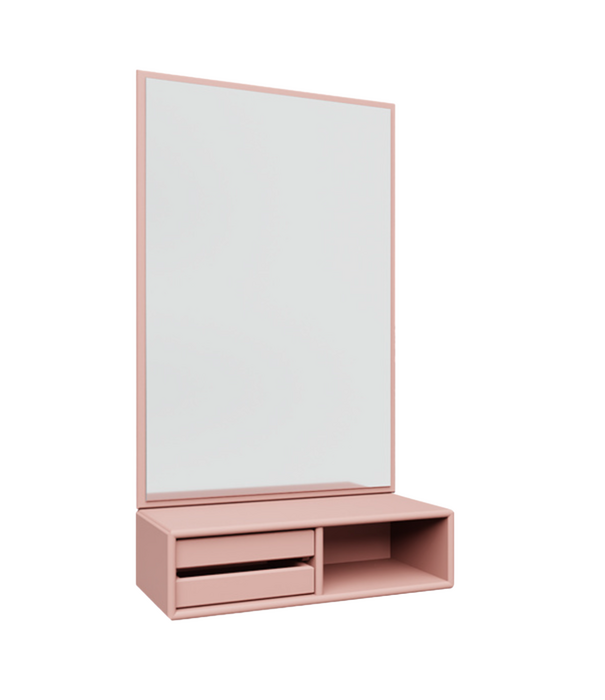 Montana Furniture  Glance Mirror with storage shelf