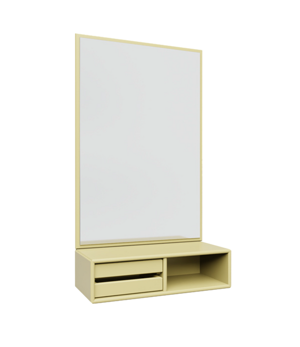 Montana Furniture  Glance Mirror with storage shelf