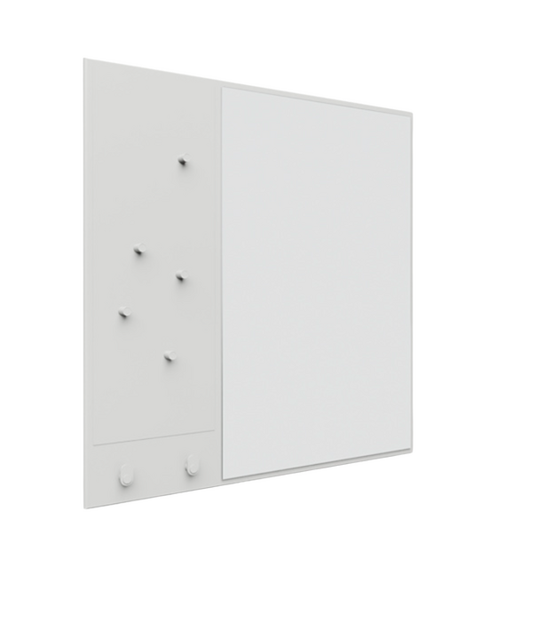 Montana Furniture  Memo Mirror with notice board, magnets and 2 hooks